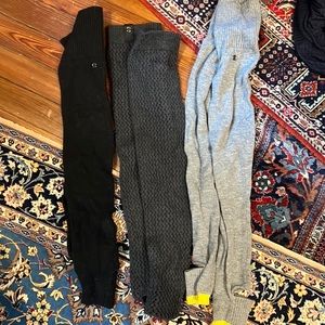 Lululemon leg warmers- set of 3!